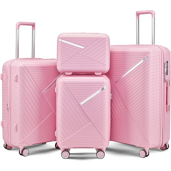 Amazon.com | LFSMYXGS 4-Piece Luggage Set, Lightweight Expandable